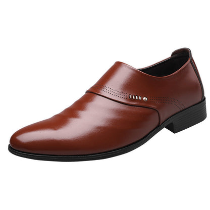 Jeremy – Elegant Men's Vegan Leather Oxford Shoes with Cap Toe