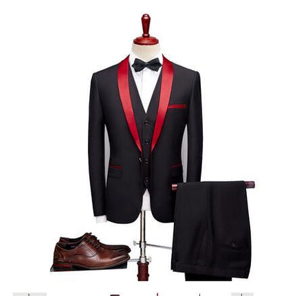 Barry – Elegant Three-Piece Men's Suit Set