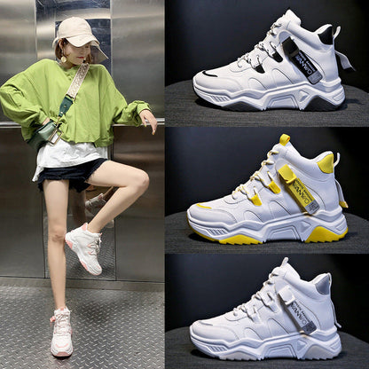 Kate – High-Top Women's Sneakers in White