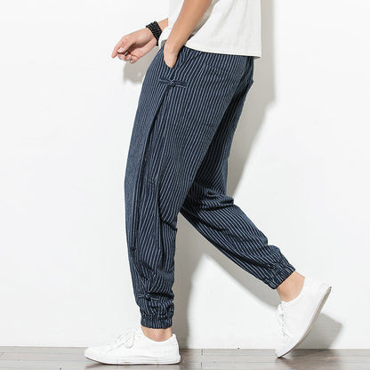 Vincent – Comfortable Oversized Harem Pants in Breathable Cotton and Linen