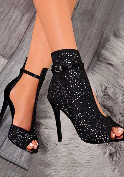 Faith – Crystal-Embellished High Heels