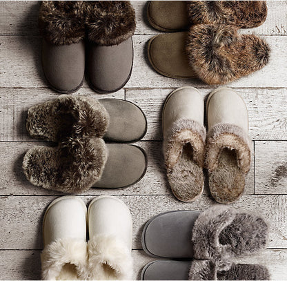 Sandra – Non-Slip Wool Slippers with Cotton Sole