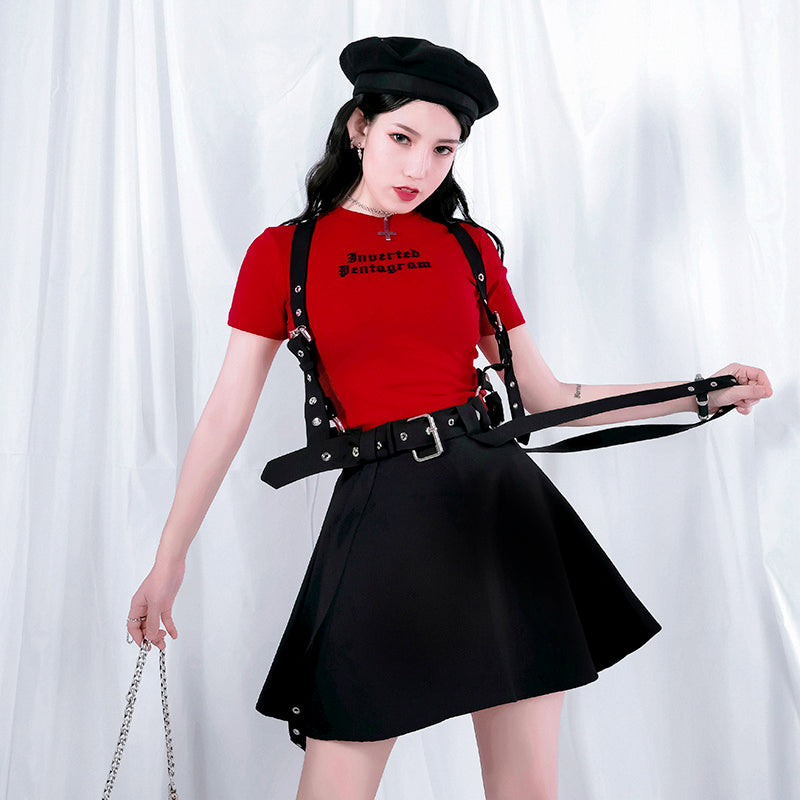 Grace – Punk Rock Metal Strap Dress with Three Styling Options