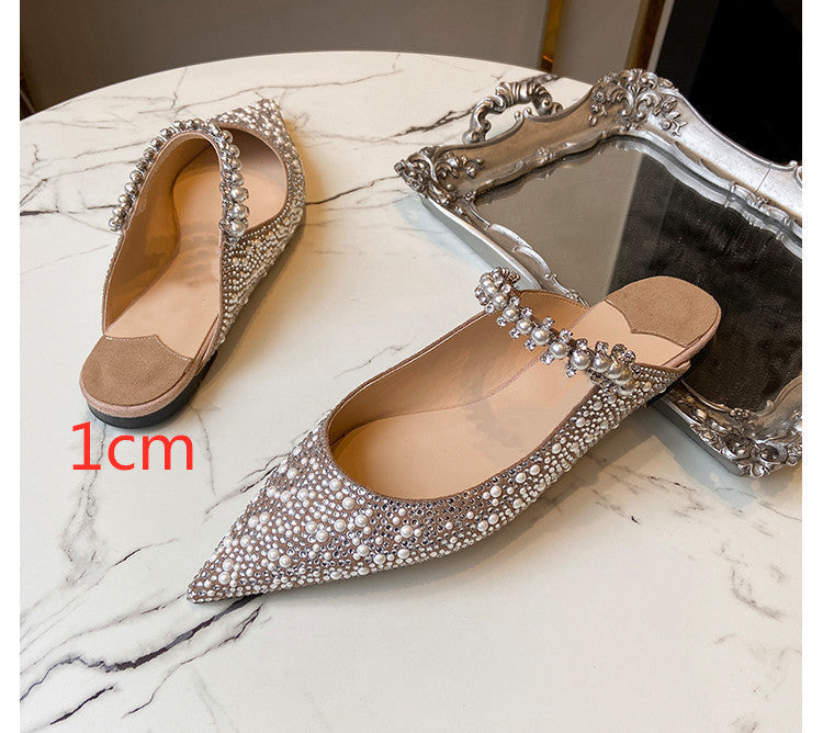 Tracy – Elegant Shoes with Rhinestones and Pearls