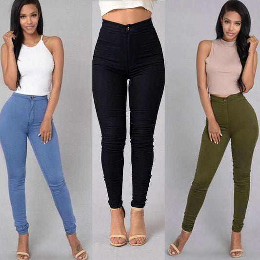 Tara – Colorful Women's High-Waisted Leggings