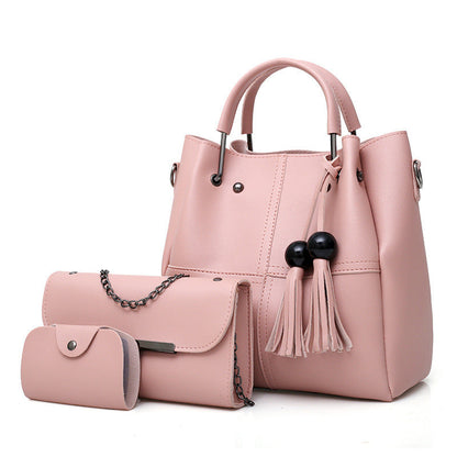 Margaret – Fashionable Shoulder Bag with Fringe Set