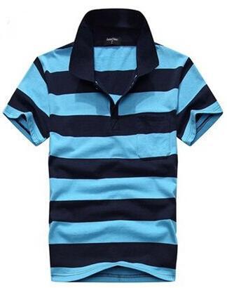 Damon – Striped Men's Polo Shirt