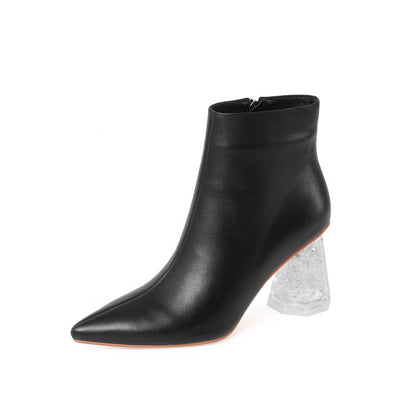 Tamara – Women's Ankle Boots with Crystal Heel