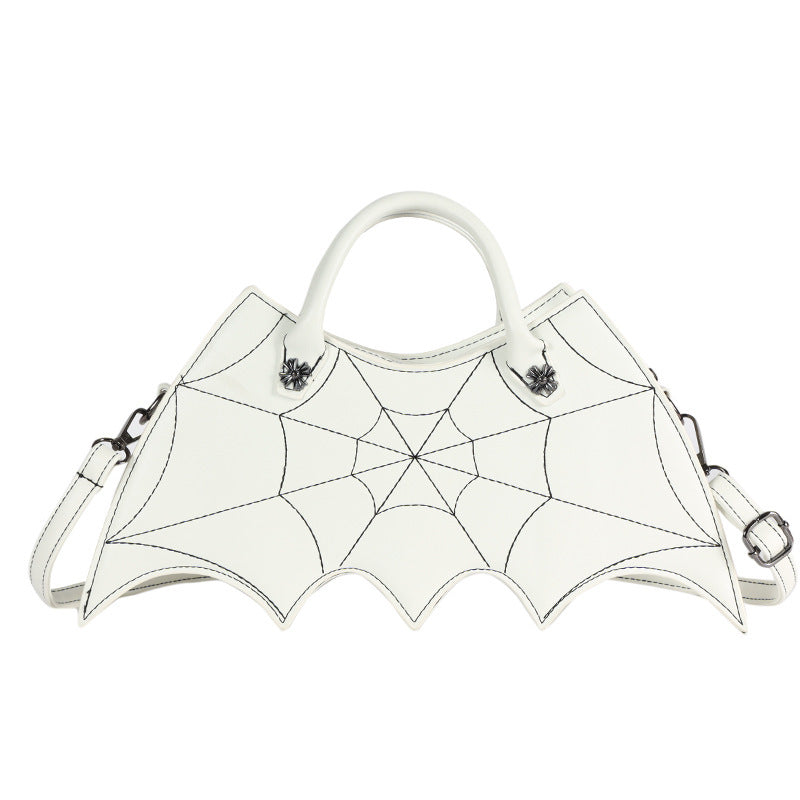 Robyn – Shoulder Bag with Spider Web Design for Halloween