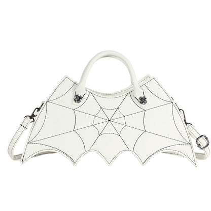 Robyn – Shoulder Bag with Spider Web Design for Halloween