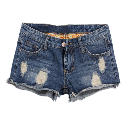 Natasha – Distressed Women's Denim Shorts