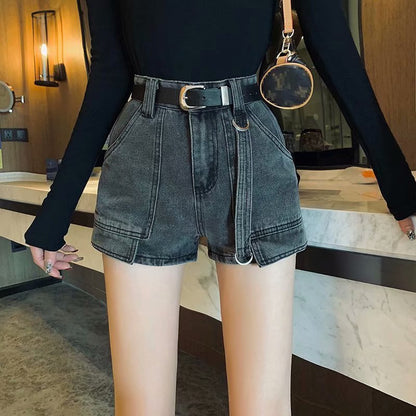 Amy – Women's Wide-Leg Denim Shorts