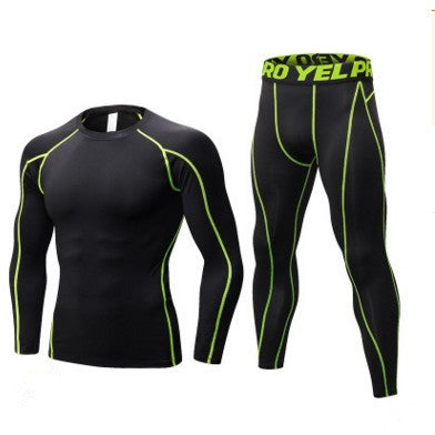 Frederick – Men's Compression Training Suit with Long Sleeve Shirt and Leggings