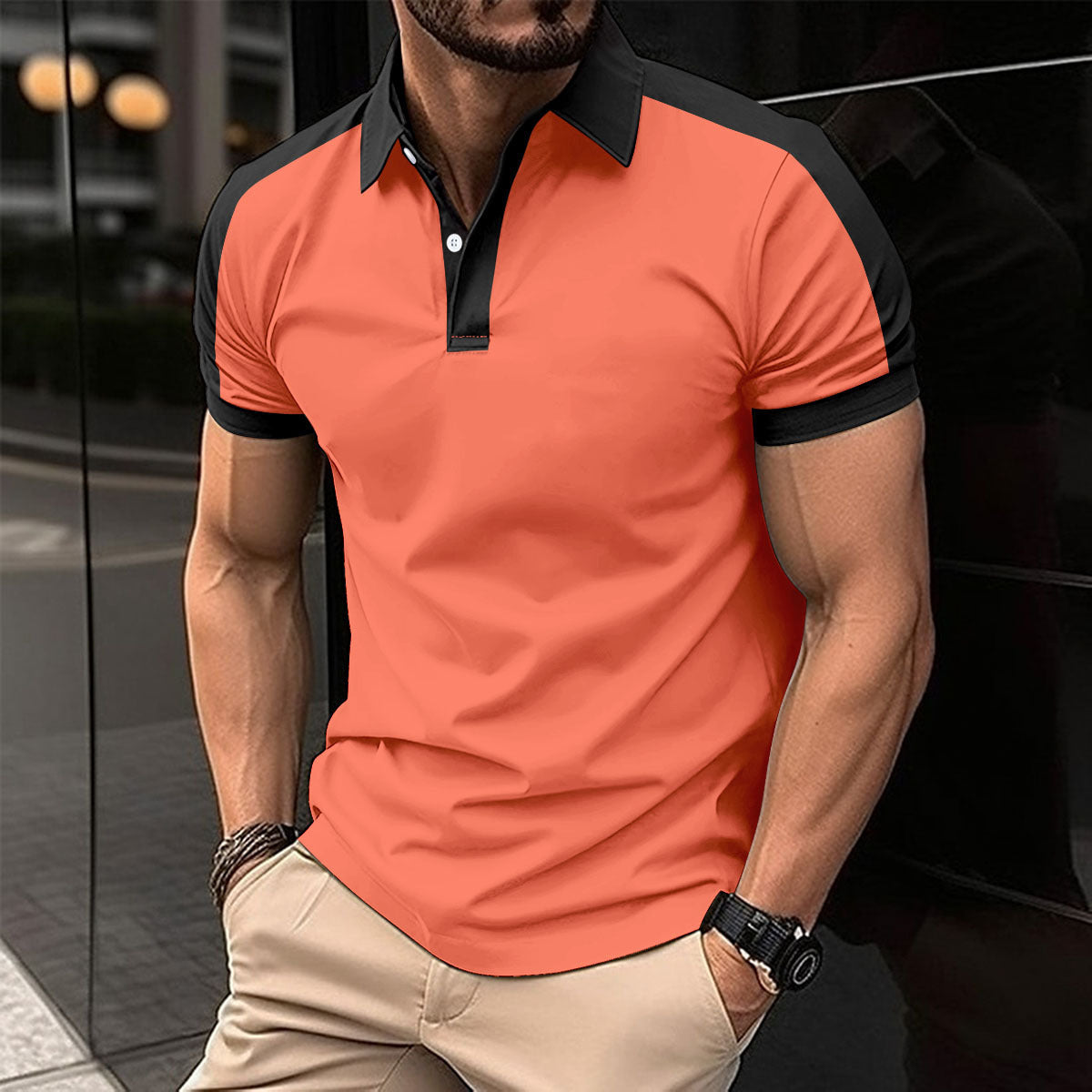 Cliff – Short-Sleeve Business Polo Shirt for Men