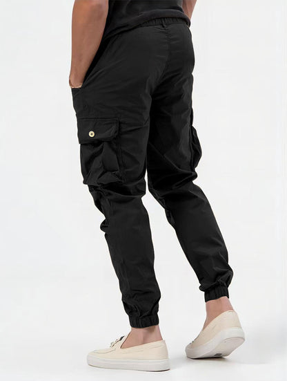 Lee – Men's Cargo Pants with 3D Pockets in Solid Design