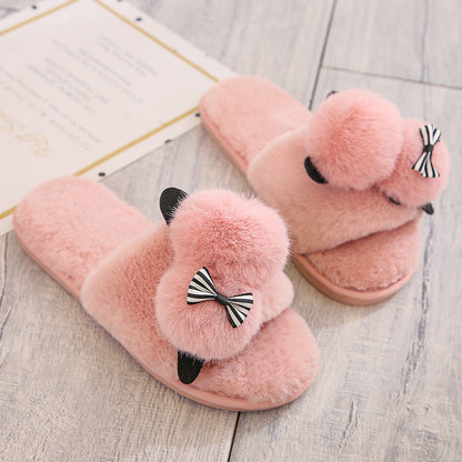 Joan – Cartoon Plush Cotton Slippers