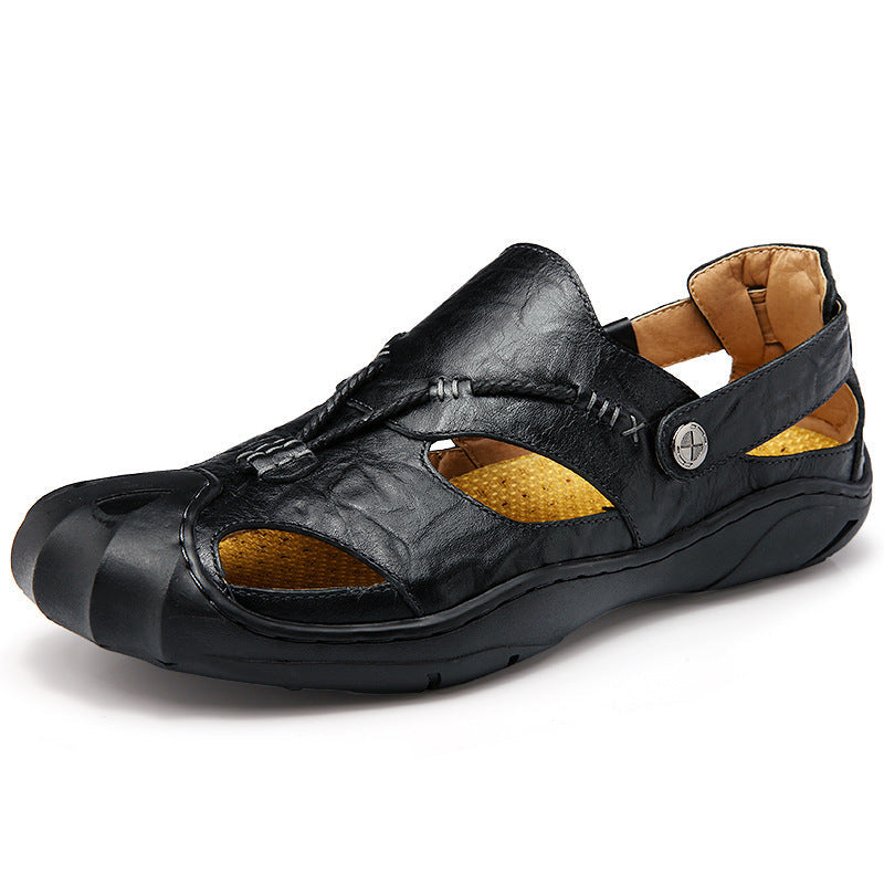 Phillip – Comfortable Men's Sandals in Vegan Leather