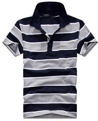 Damon – Striped Men's Polo Shirt