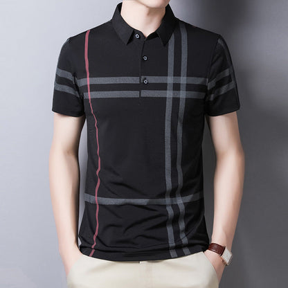 Mitchell – Summer Men's Polo Shirt with Striped Pattern