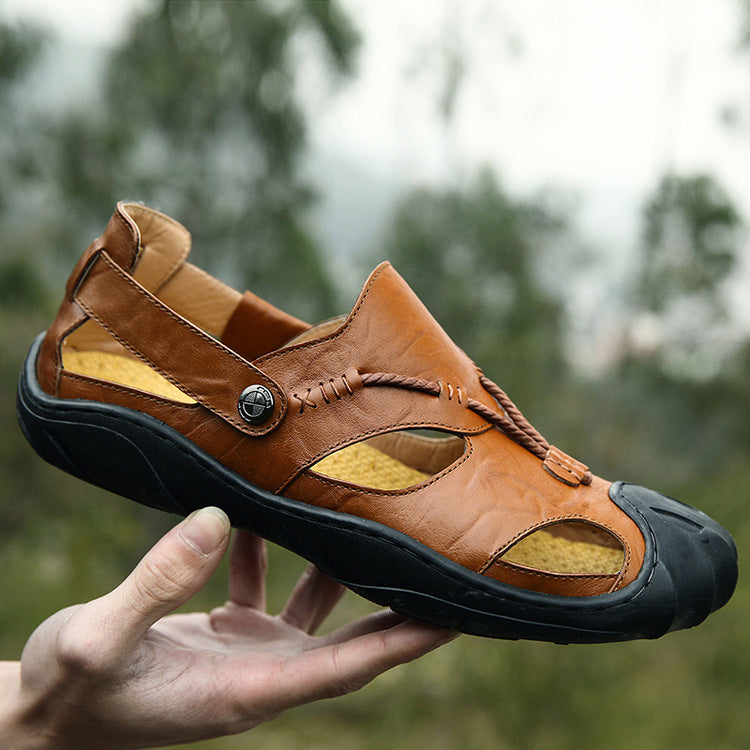 Phillip – Comfortable Men's Sandals in Vegan Leather