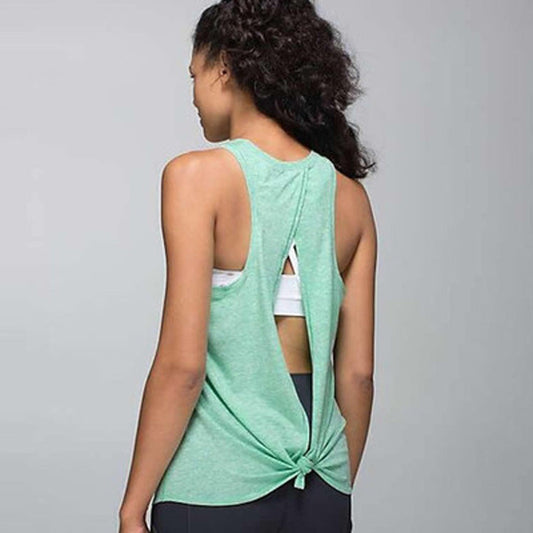 Amy – Backless Women's Workout Top