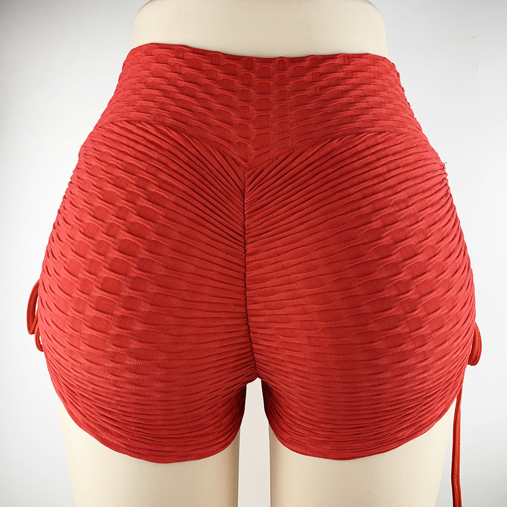 Laura – Textured Gym Shorts with Booty Shaping