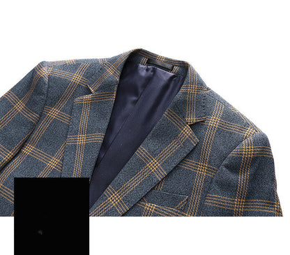 Billy – Elegant Men's Suit with Plaid Pattern