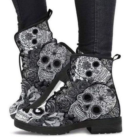 Vanessa – Printed Women's Lace-Up Boots