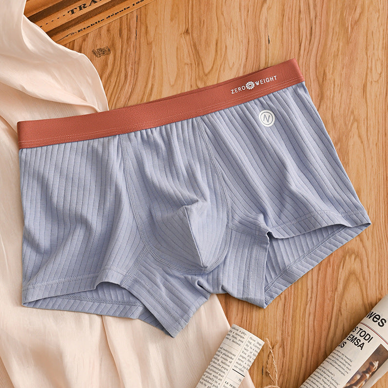 Derek – Striped Men's Underwear in Purified Cotton with Contrast Colors