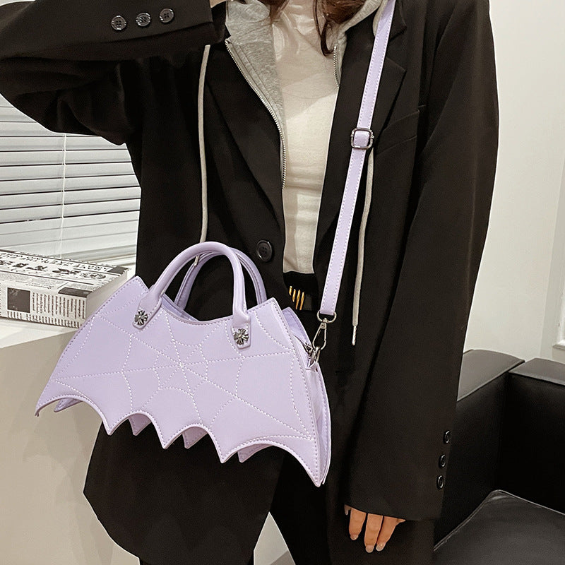 Robyn – Shoulder Bag with Spider Web Design for Halloween