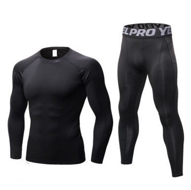 Frederick – Men's Compression Training Suit with Long Sleeve Shirt and Leggings