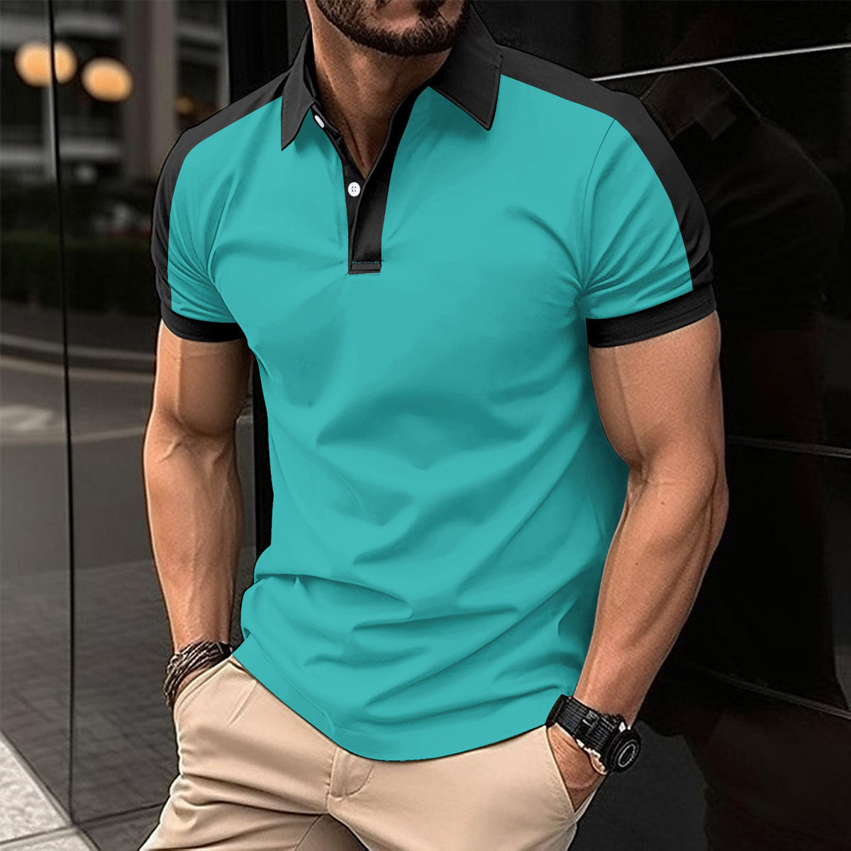 Cliff – Short-Sleeve Business Polo Shirt for Men