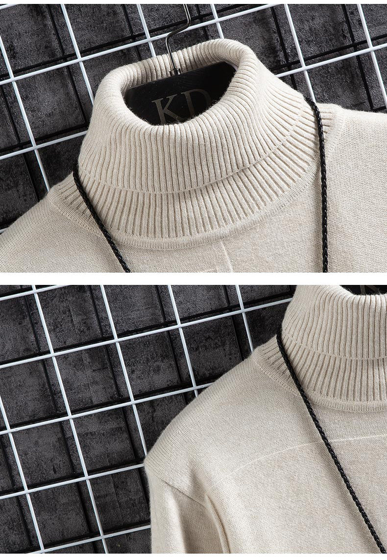 Andrew – High Collar Knit Sweater