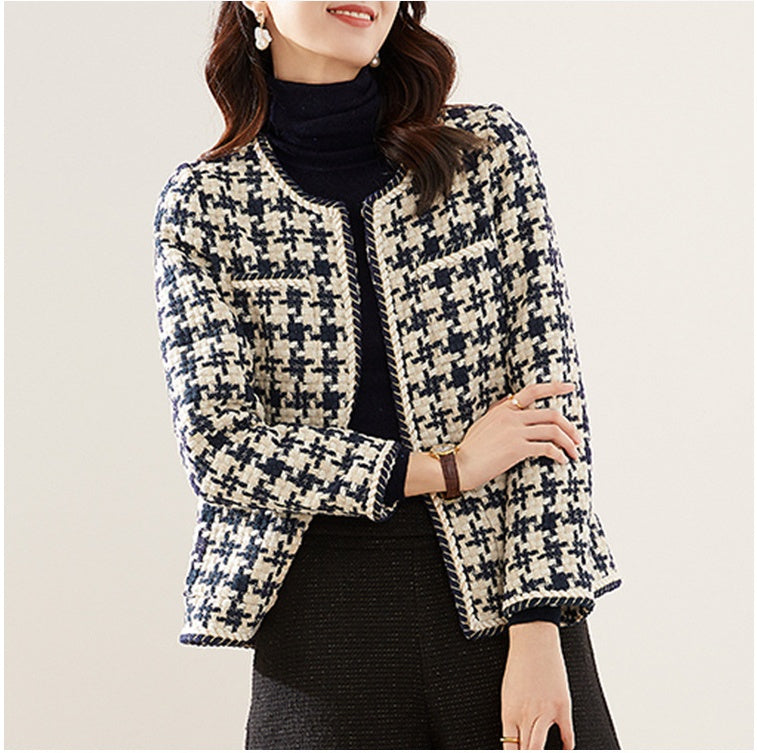 Betty – Houndstooth Casual Jacket