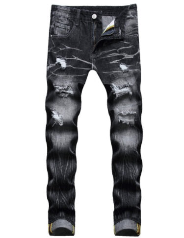 Eric – Vintage Distressed Denim Jeans