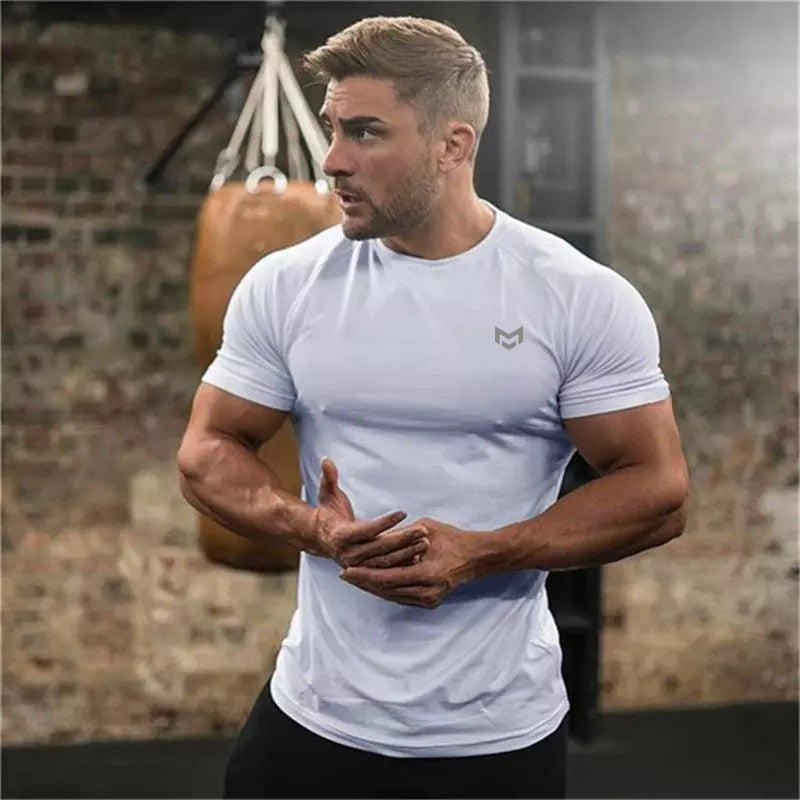 Dominic – Short Sleeve Fitness T-Shirt with Quick-Dry Fabric for Running