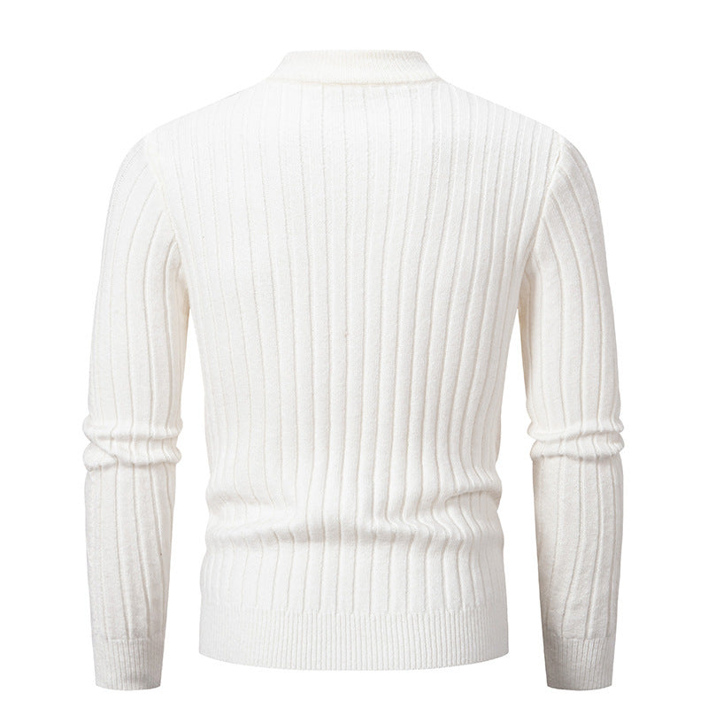 Damien – Woven Casual Pullover Sweater