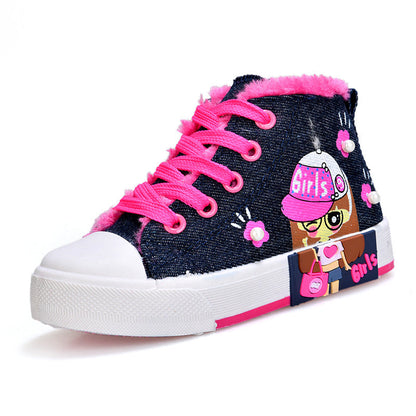 Tara – Canvas Girls' Sneakers