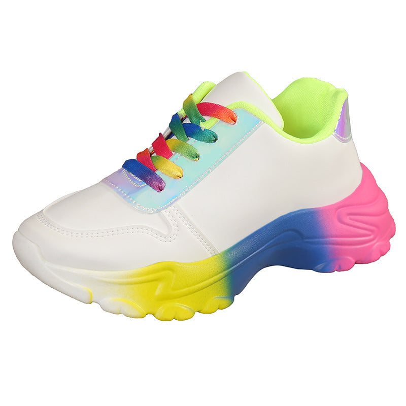 Betty – Rainbow Chunky Sole Women's Sneakers