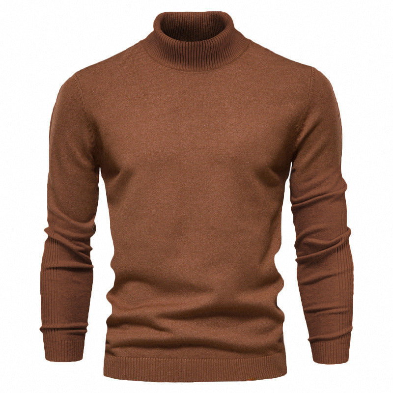 Allan – Slim Fit Pullover with Stand Collar