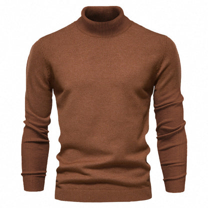 Allan – Slim Fit Pullover with Stand Collar