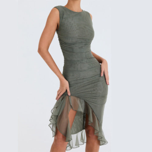 Mary – Sleek Sleeveless Party Dress