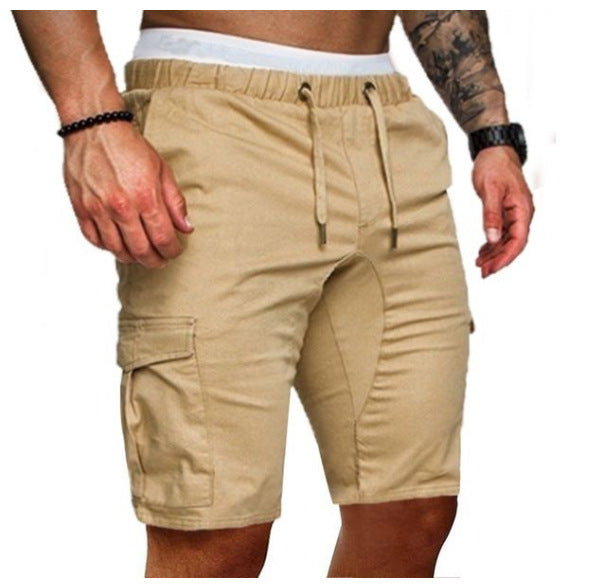 Howard – Slim Elastic Men's Cropped Shorts