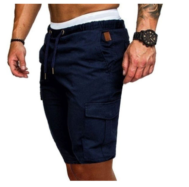 Howard – Slim Elastic Men's Cropped Shorts