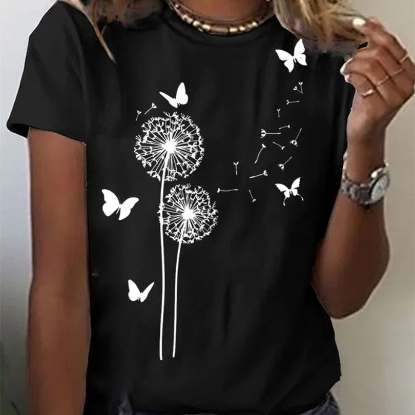 Lily – Printed Women's T-Shirt in Casual Style