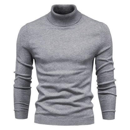 Allan – Slim Fit Pullover with Stand Collar