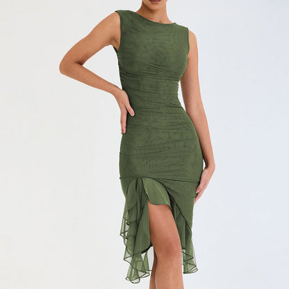 Mary – Sleek Sleeveless Party Dress