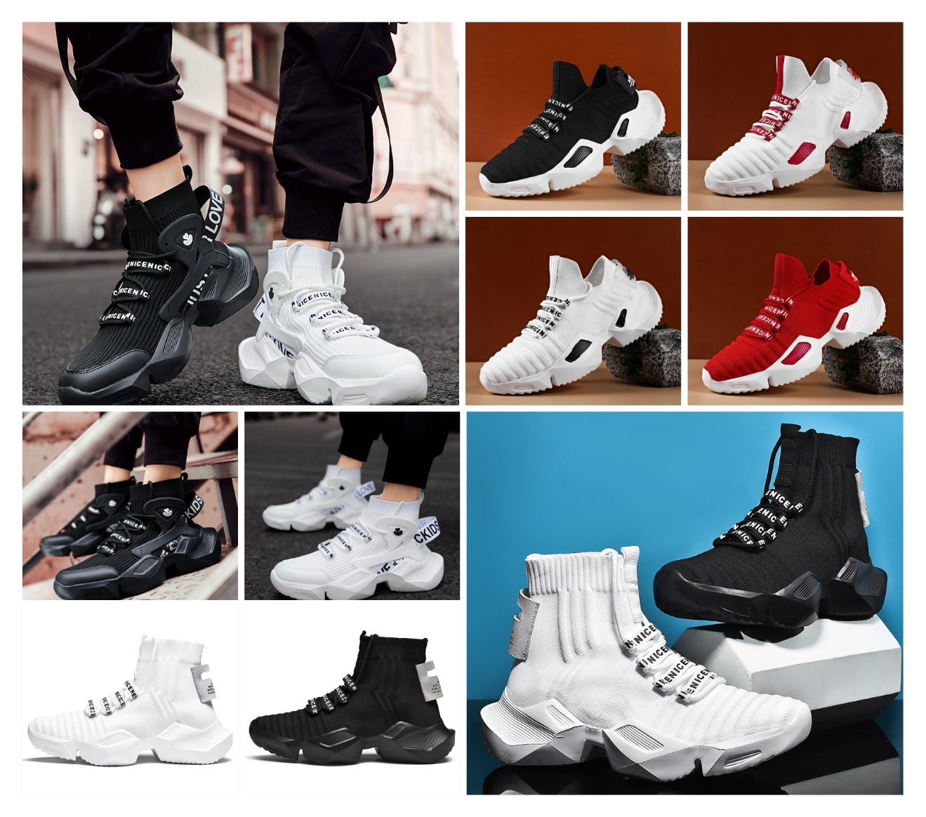 Ray – Men's Sock-Style Sneakers