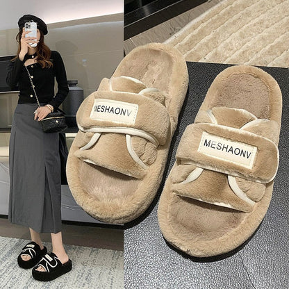 Brenda – Fashion Platform Slip-Ons with Velcro