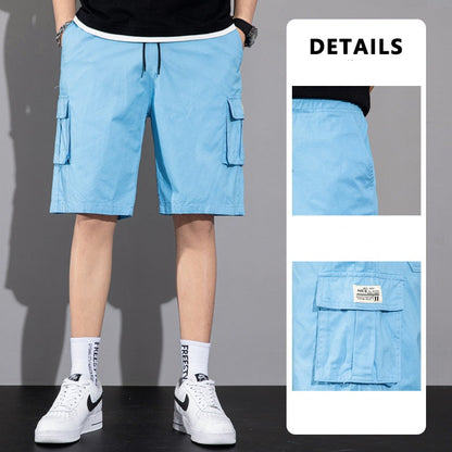 Elliot – Casual Cargo Shorts with Drawstring and Multiple Pockets